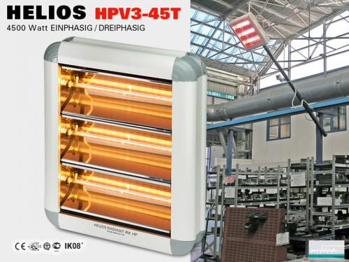 High Power Infrarot Wärmestrahler Helios HPV3-45T IP20 4500 Watt